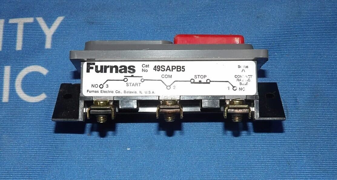 NIB Furnas 49SAPB5 NEMA 1 00 to 3-1/2 Push Button Kit + 1 year Warranty