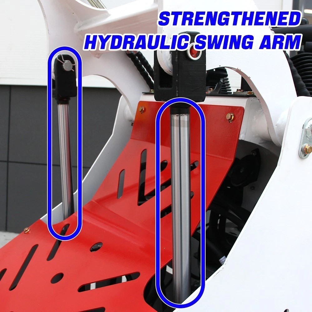 Compact stand-up tracked mini skid steer loader Runtong R420 Engine US in Stock