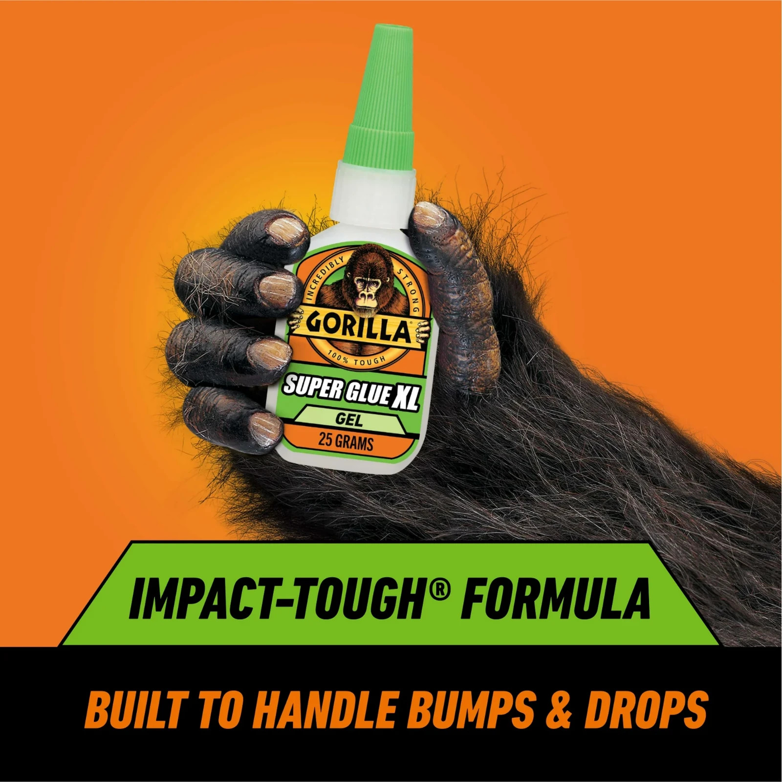 Gorilla Super Glue Gel XL, 25 Gram, Clear, (Pack of 1)