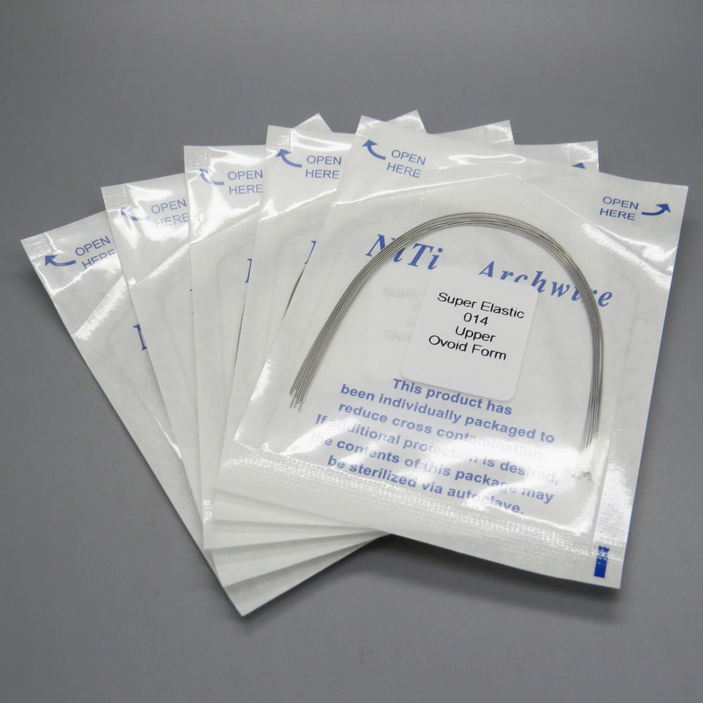 Dental Orthodontic Super Elastic Round Niti Arch Wires Upper + Lower 012-020