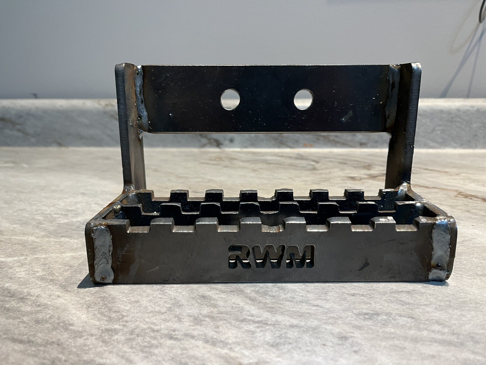 RWM Universal Brand New Bolt-On 8″drop step Raw Steel Step 1/4″ Thick