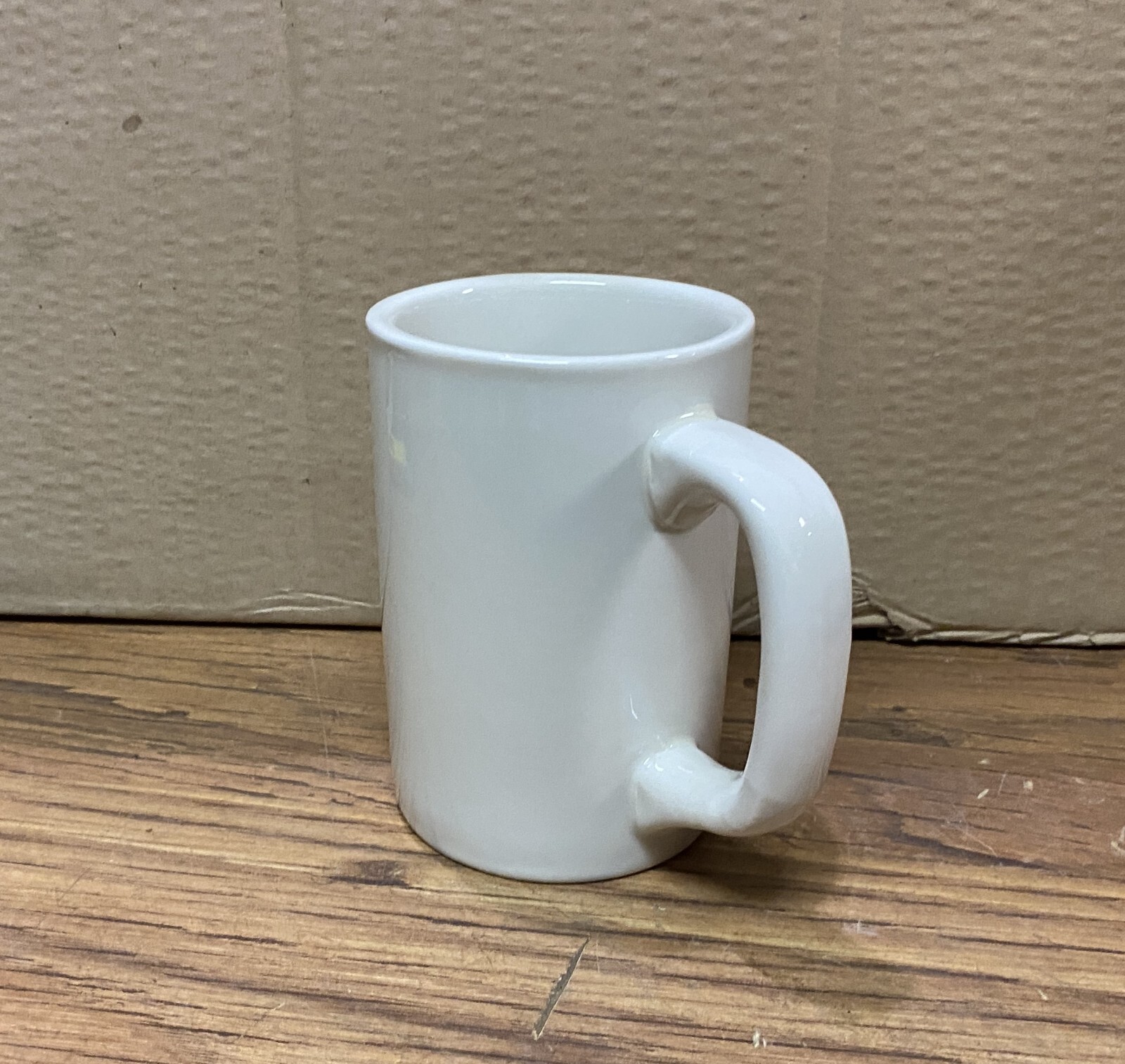 Set of 6 VERTEX CHINA Log Home Mug White 3”, 11 oz, LH-W