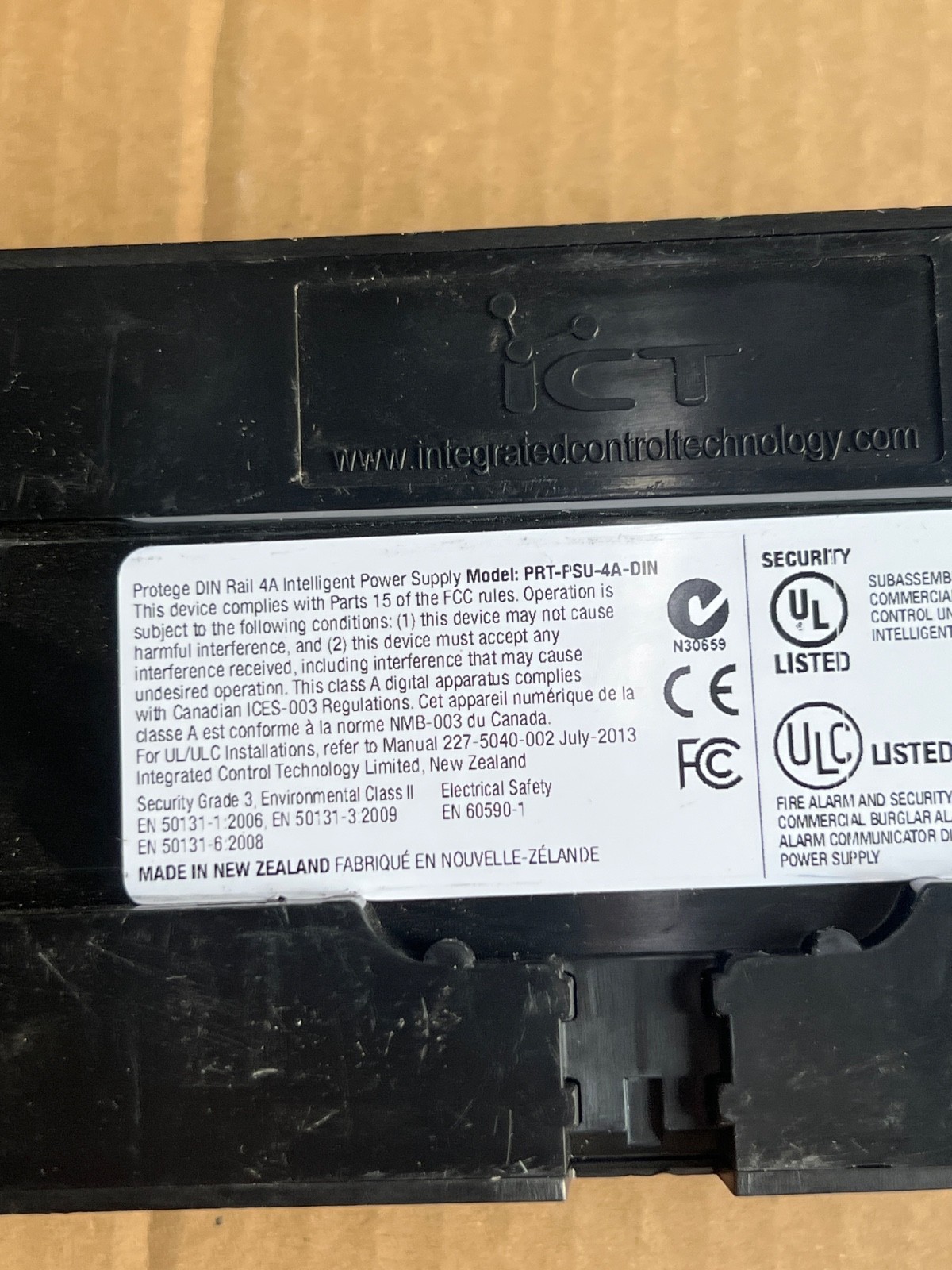 ICT PRT-PSU-DIN-4A Intellgent Power Supply Ver:040