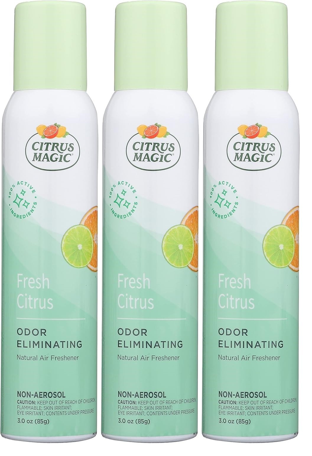 Citrus Magic Air Freshener Spray Fresh Citrus 3 Pack 3 oz