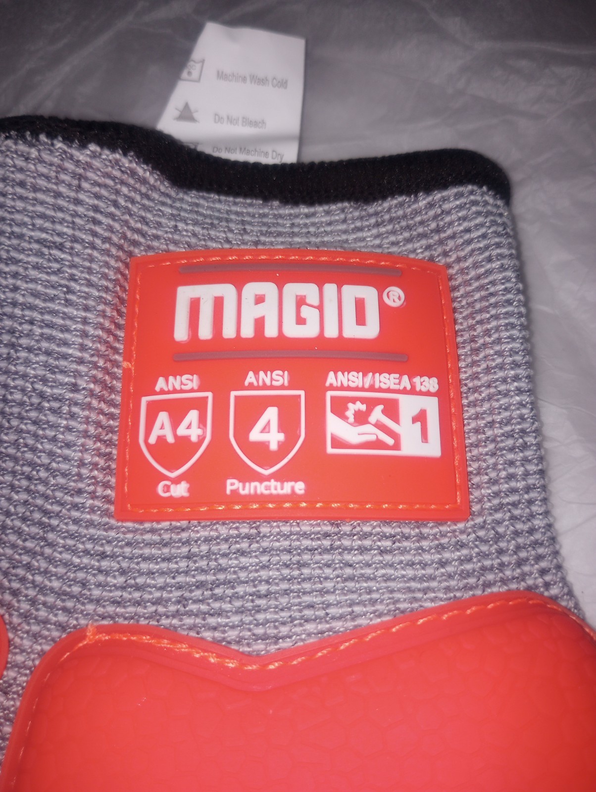 Magid T-REX Industrial Impact Resistant Work Gloves XL Orange/Black Fr Shipping