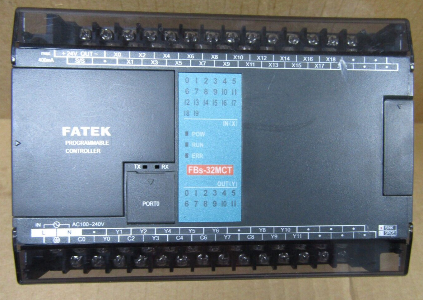 🔥 FATEK FBs-32MCT PROGRAMMABLE CONTROLLER 100-240 VAC 30 VA