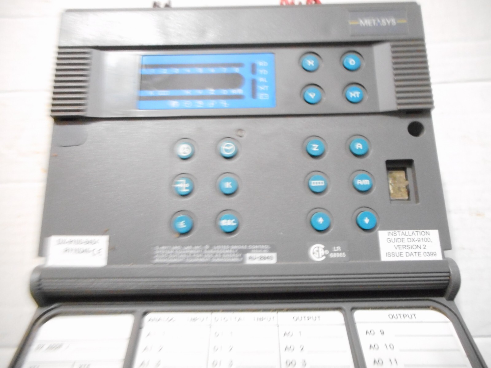USED JOHNSON CONTROLS METASYS DX-9100-8454