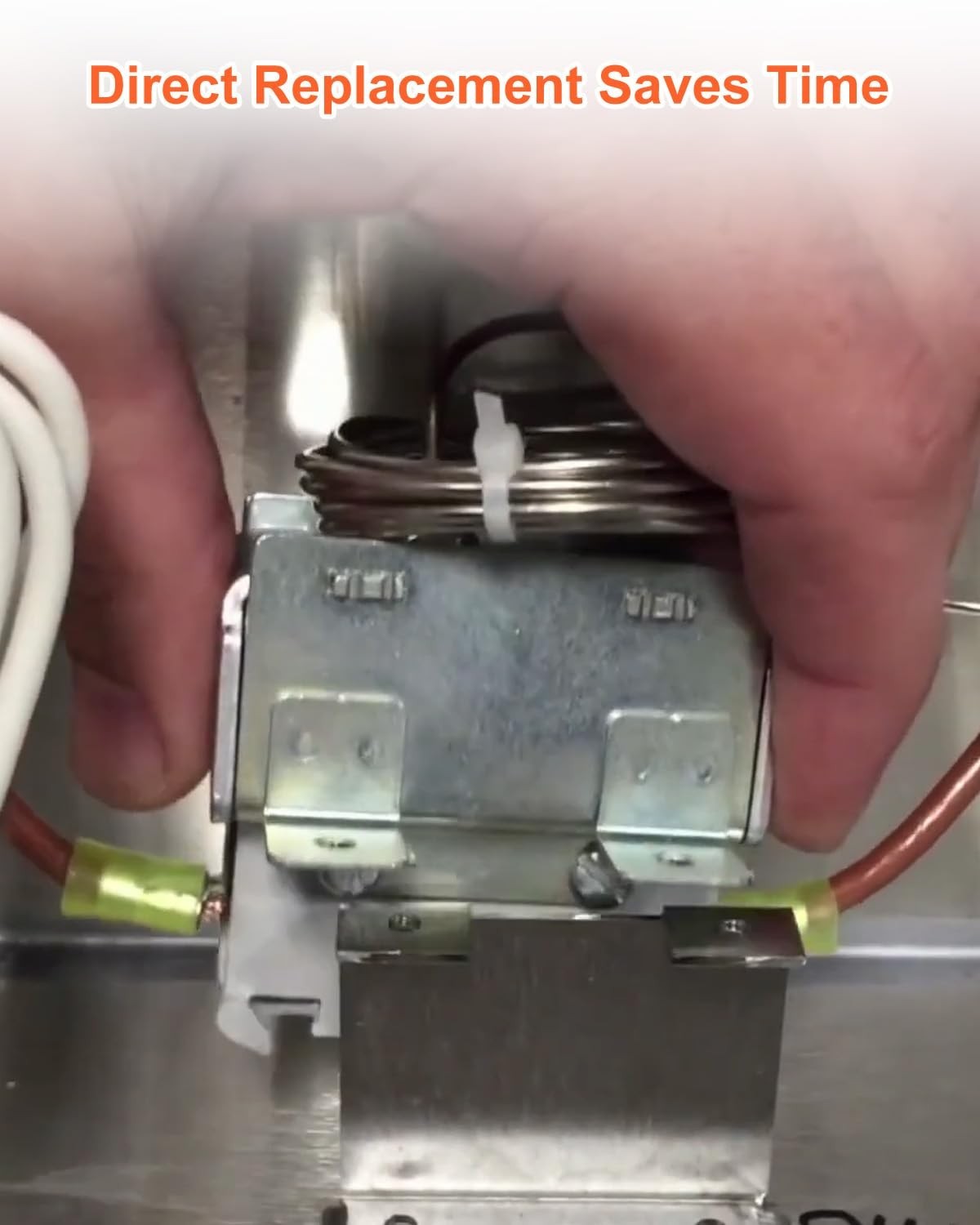 High Limit Thermostat Switch for Fryers, 450°F, 3/8″ MPT, Replacement Part