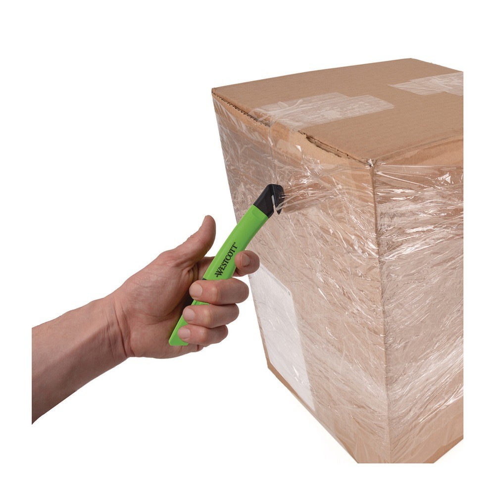 Westcott 17969 0.5″ Blade x 5.7″ Handle Safety Ceramic Box Cutter – Green New