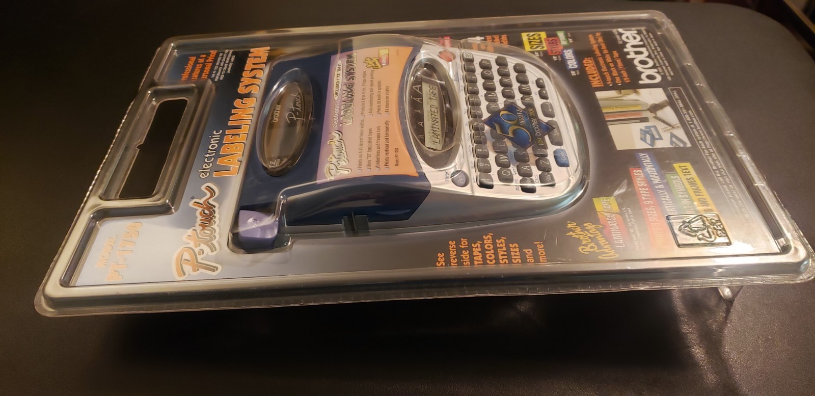 Brother PT-1750 P-Touch Label Maker Electronic Labeling System – New Sealed NOS!