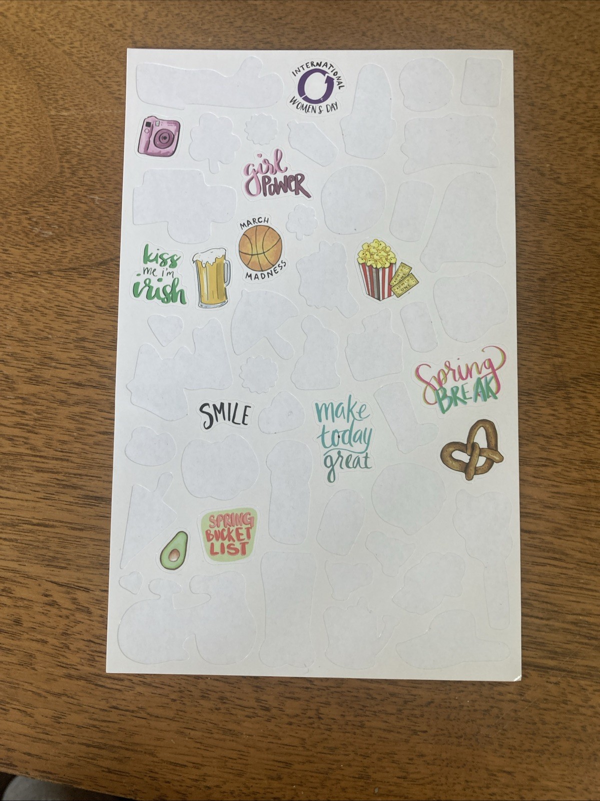 Bloom Planner Calendar Stickers Seasonal And Lifestyle Partially Used 13 Pages