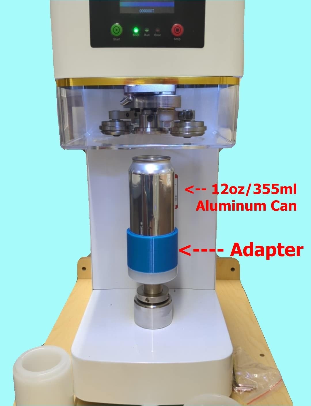 12oz 355ml Can Holder Base for US Soda Beer Sealer Seamer Machine