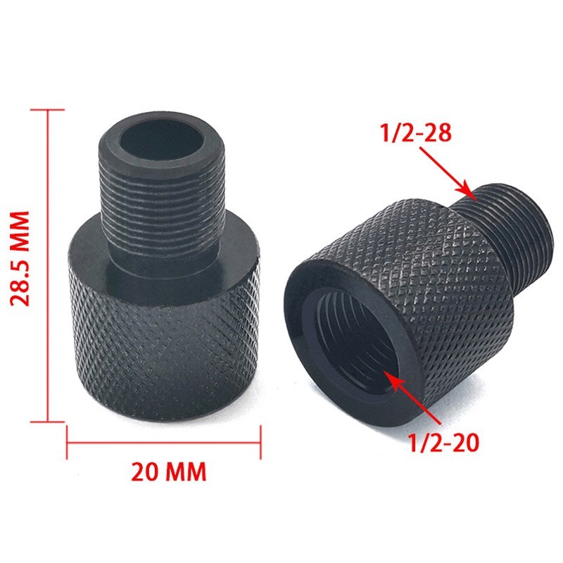 Female 1/2-20 Unf to Male 1/2-28 Unef or Male 1/2-20 to Female 1/2-28 Adapter