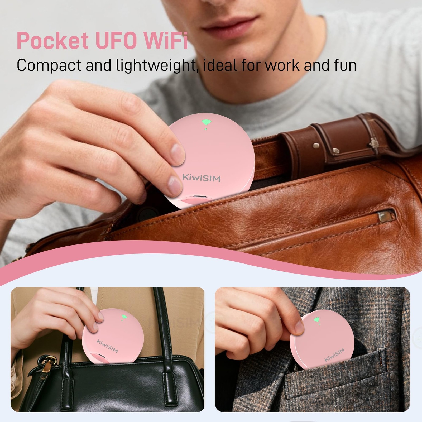WiFi 6 Mobile Hotspot – 24GB 30-Day US Data Support for 3 Network