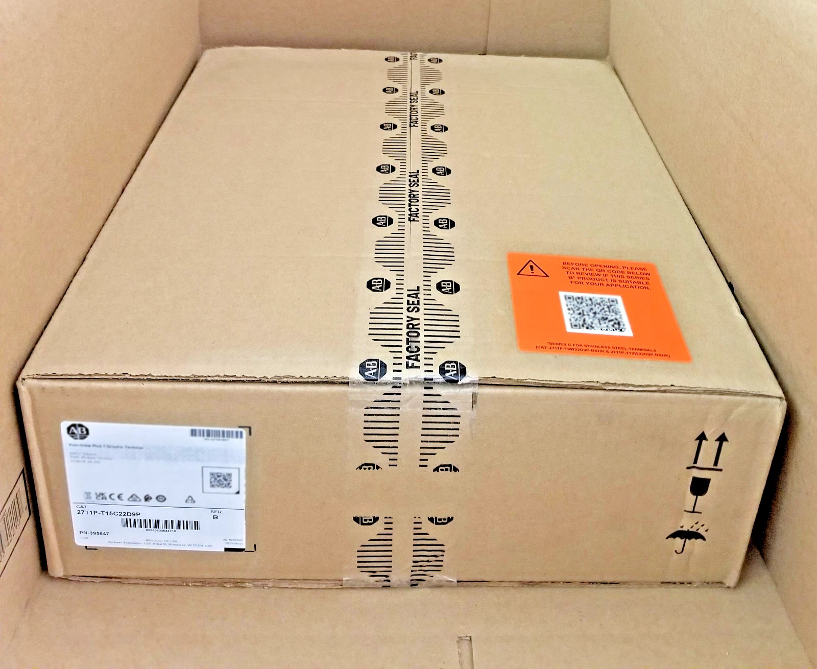 Surplus SEALED Allen Bradley 2711P-T15C22D9P/B PanelView Plus 7 SAME DAY SHIPPIN