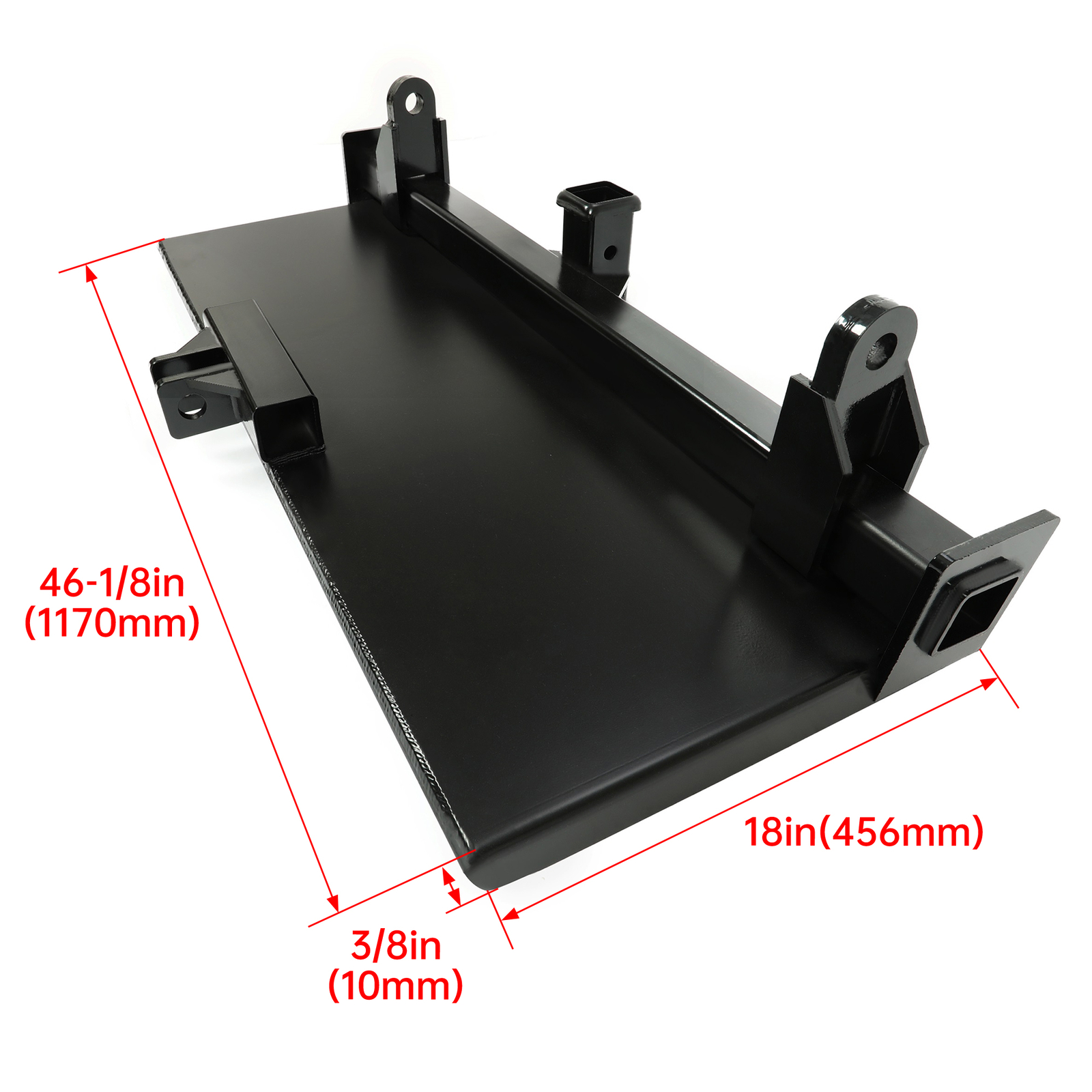 3-Point Attachment Adapter Skid Steer Trailer Hitch Front Tractor Loader Case