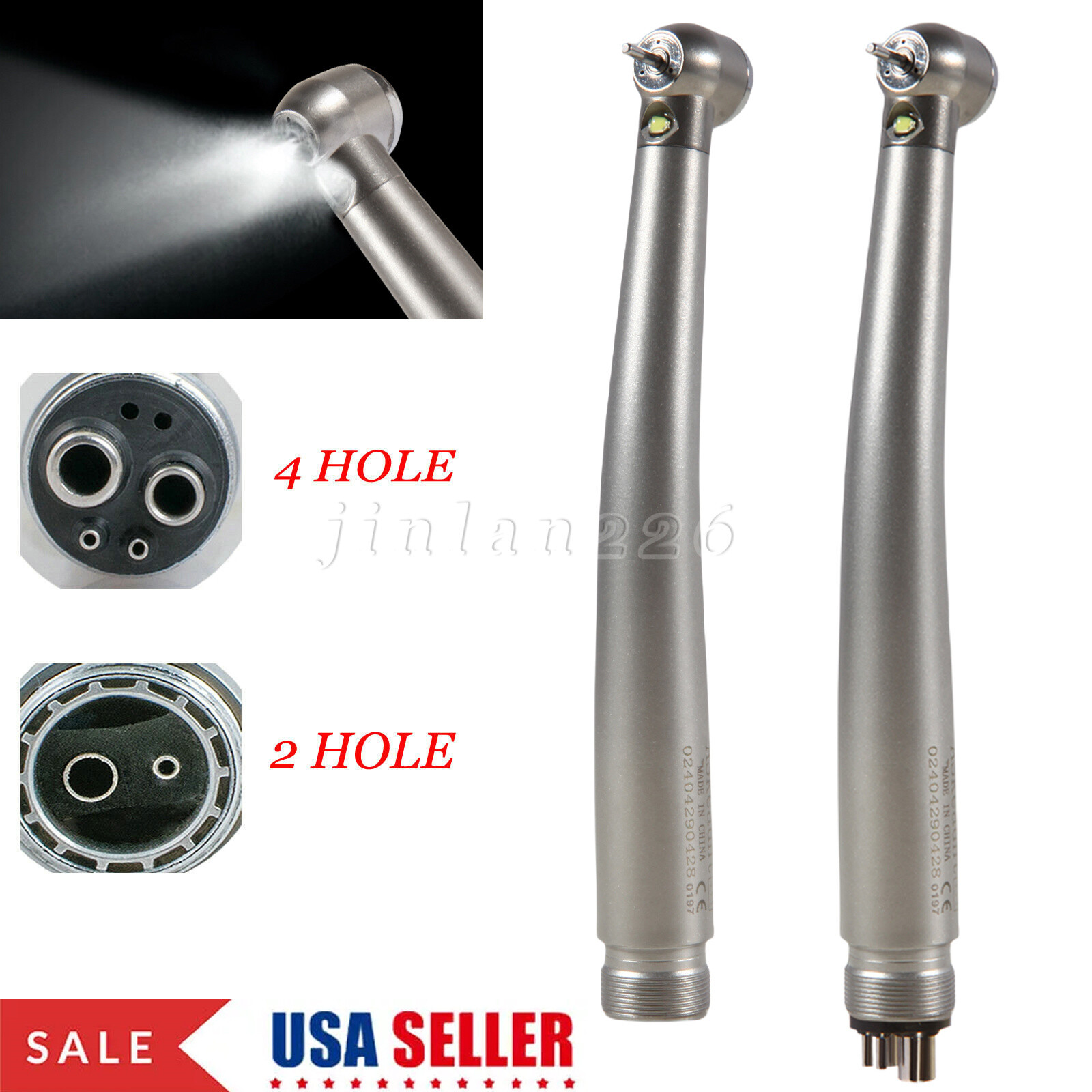 Dental LED High Speed Handpiece Air Turbine