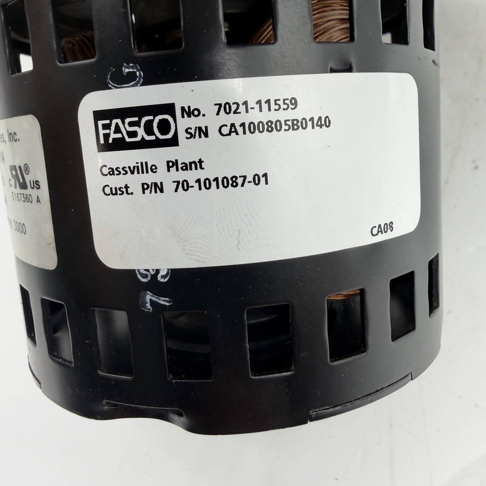 Rheem Ruud 70-101087-01 Fasco 7021-11559 Furnace Draft Inducer used, tested