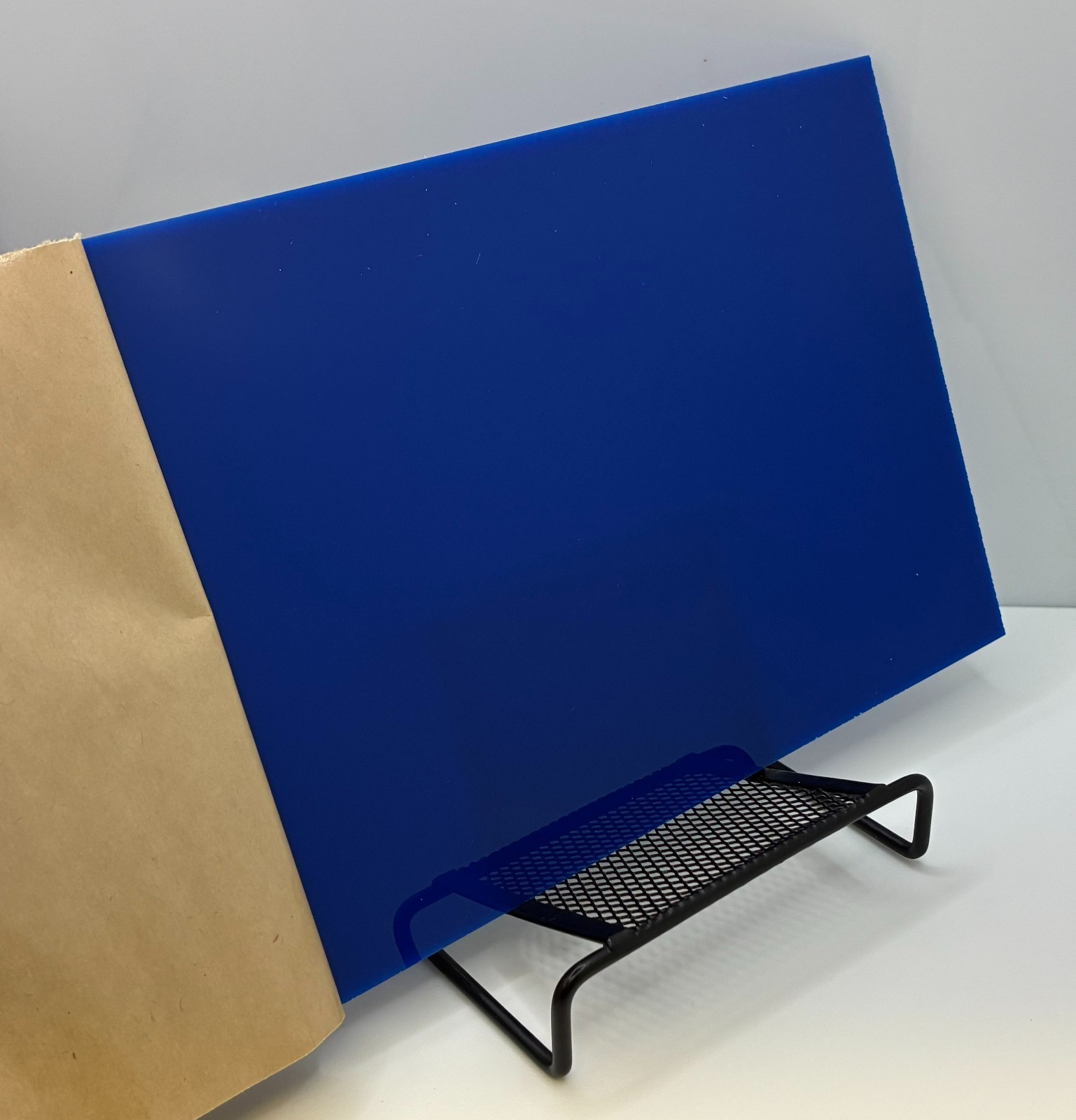 TRANSPARENT BLUE ACRYLIC PLEXIGLASS 1/8″ X 12″ X 12″ PLASTIC SHEET