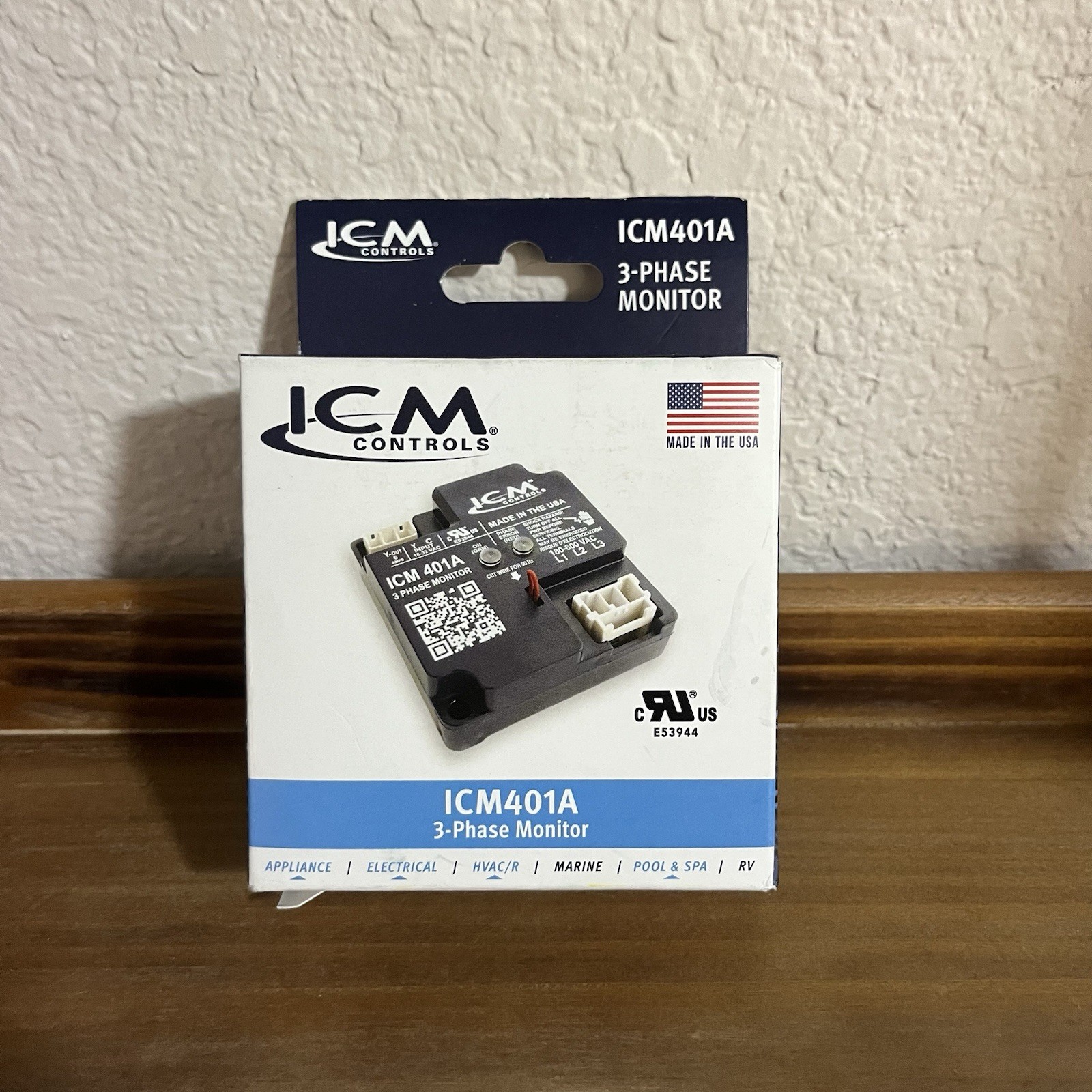 ICM Controls ICM401A 3 Phase Monitor with Surge Protection New With Box