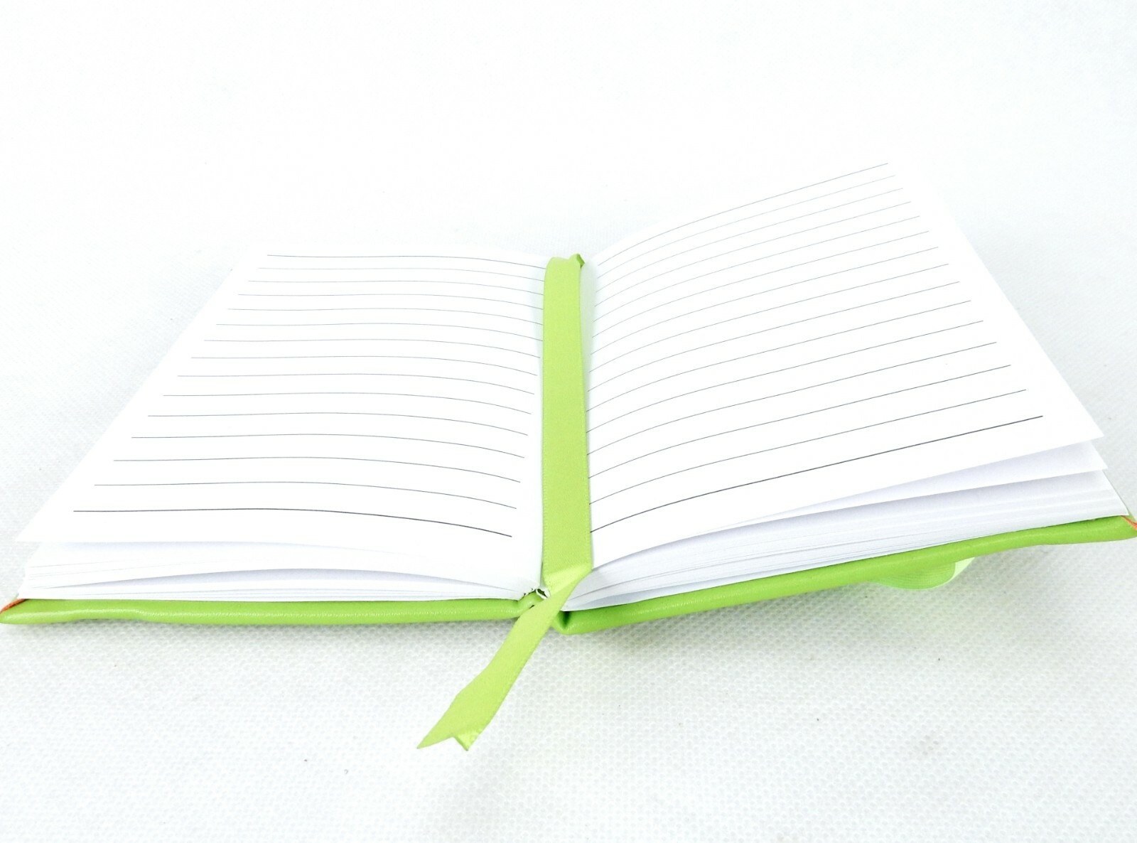 FInch Journal Notebook, Lime Green, 90 Lined Pages, Elastic Closure, #MP4101