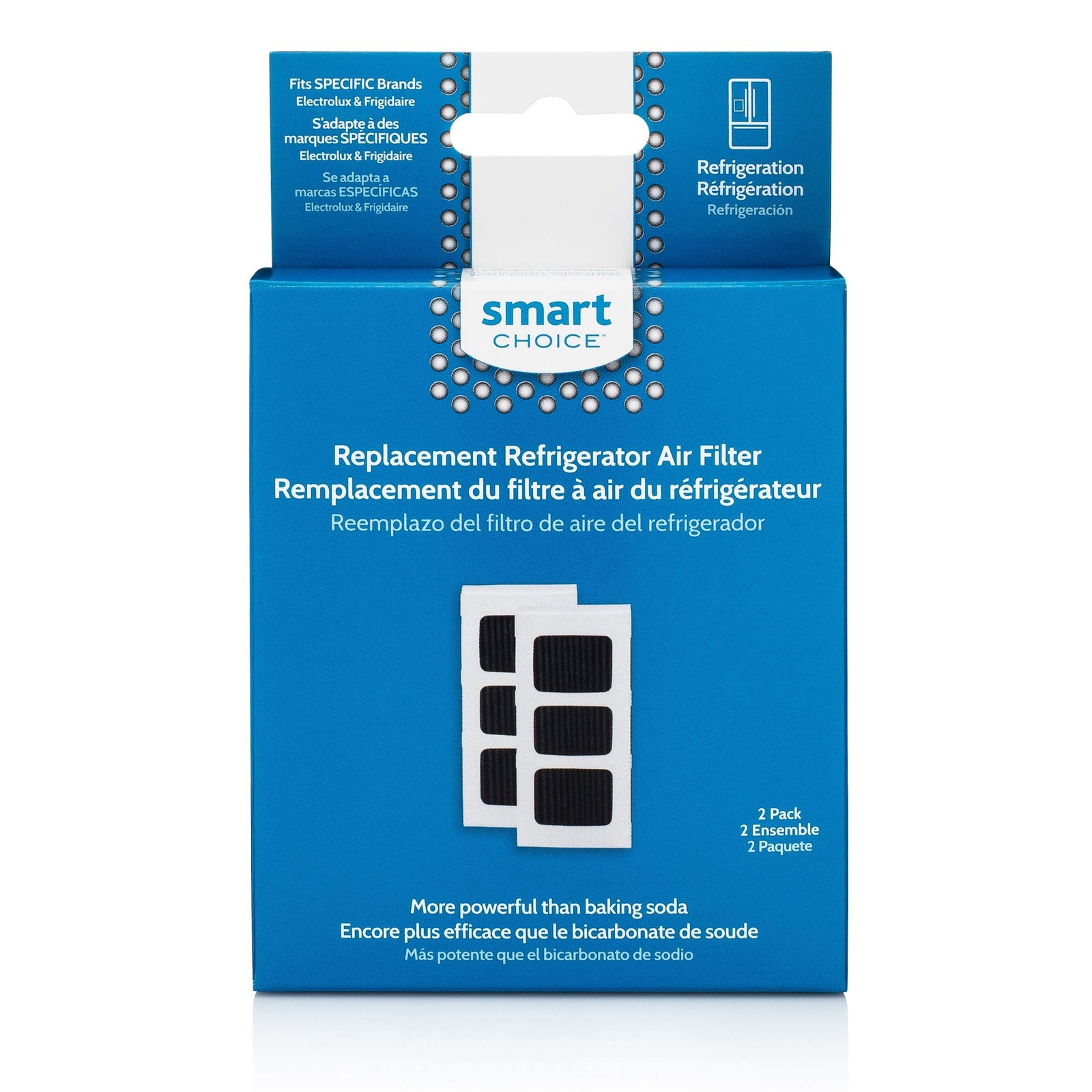 Smart Choice SCPAULTRA2 Refrigerator Air Filter, 3.8″ x 1.8″, 2 Count