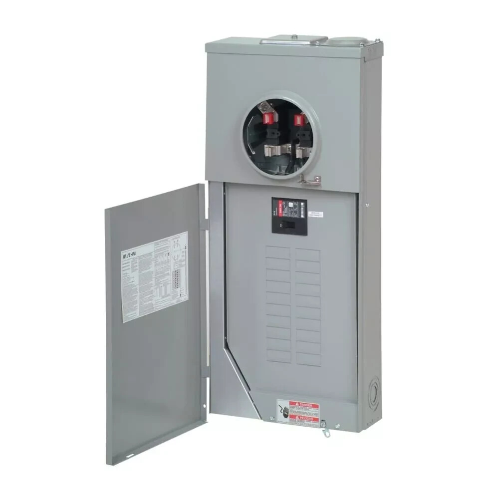 EATON MB2040PV200BTS METER BREAKER PANEL 200 Amp 120/240V 20 Spaces 40 Circuits
