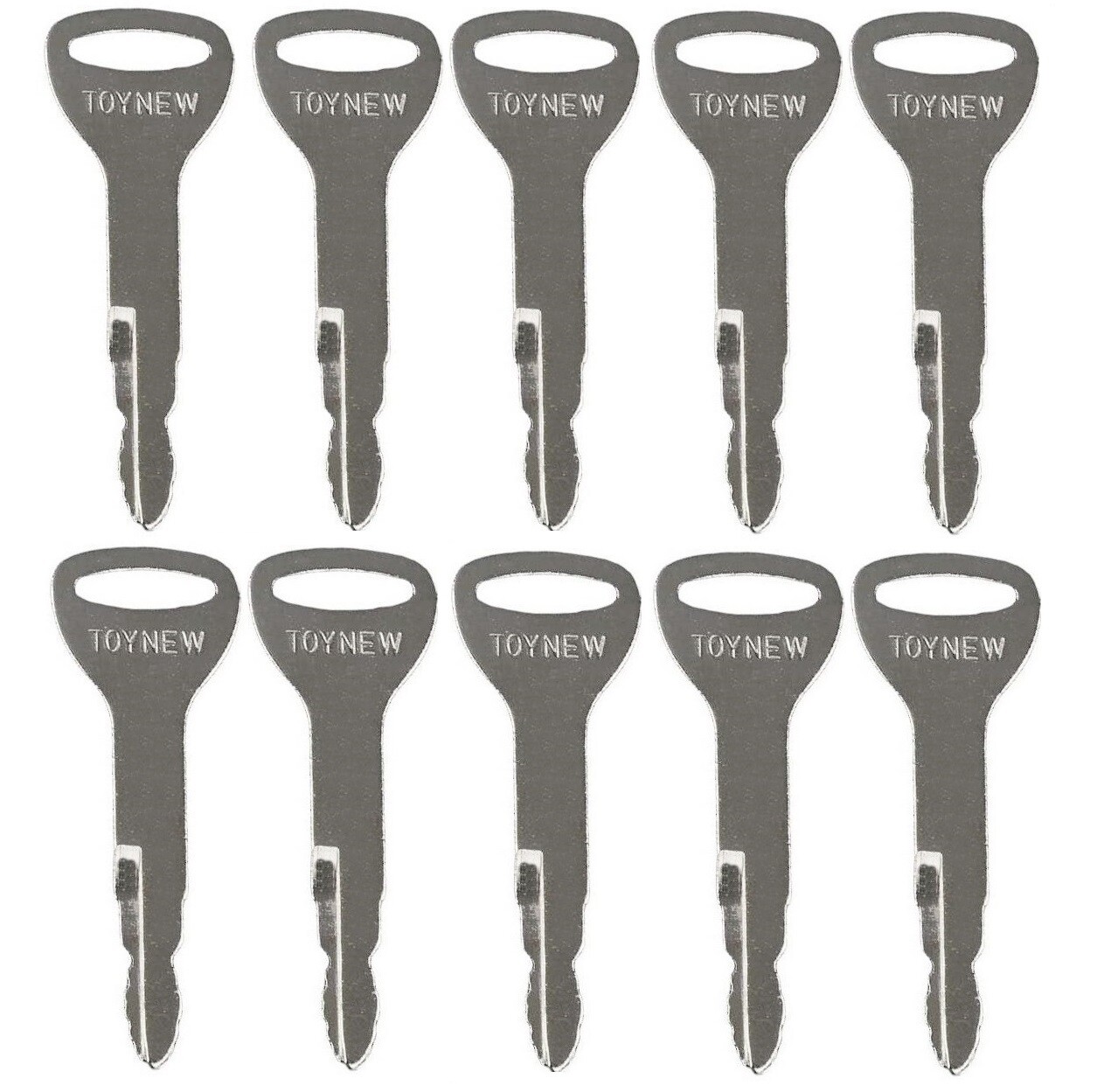 (10) Ignition Keys For Toyota Forklift ToyNew A62597, 57591-23330-71, 162597