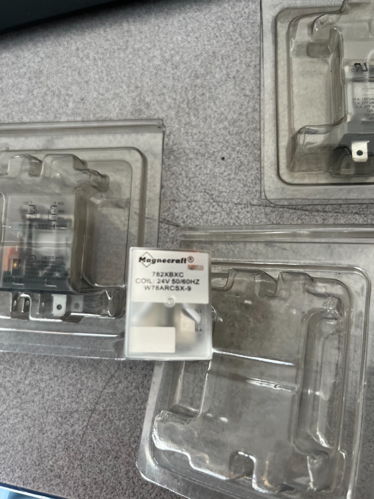 Magnecraft 782XBXC 24V DPDT Ice Cube Relay New