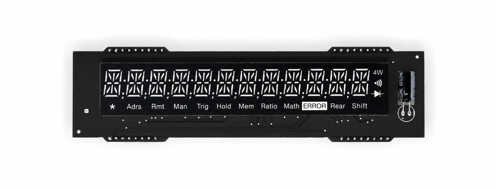 HP / Agilent / Keysight 34401A VFD to Dual Color LED Display Replacement