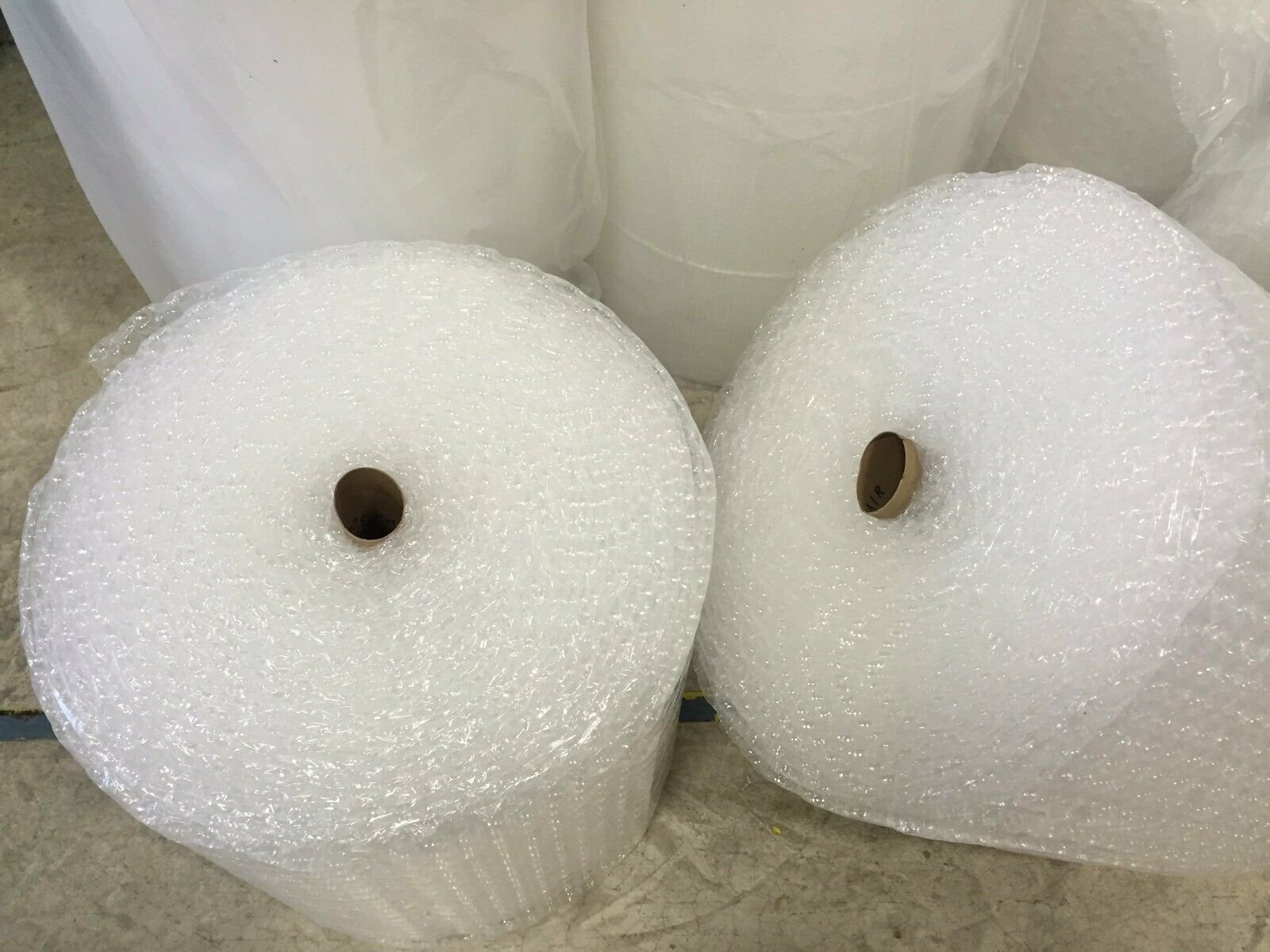 ZV 1/2″ x 24″ x 250′ 250FT Large Clear Bubble Padding Cushioning Wrap Roll