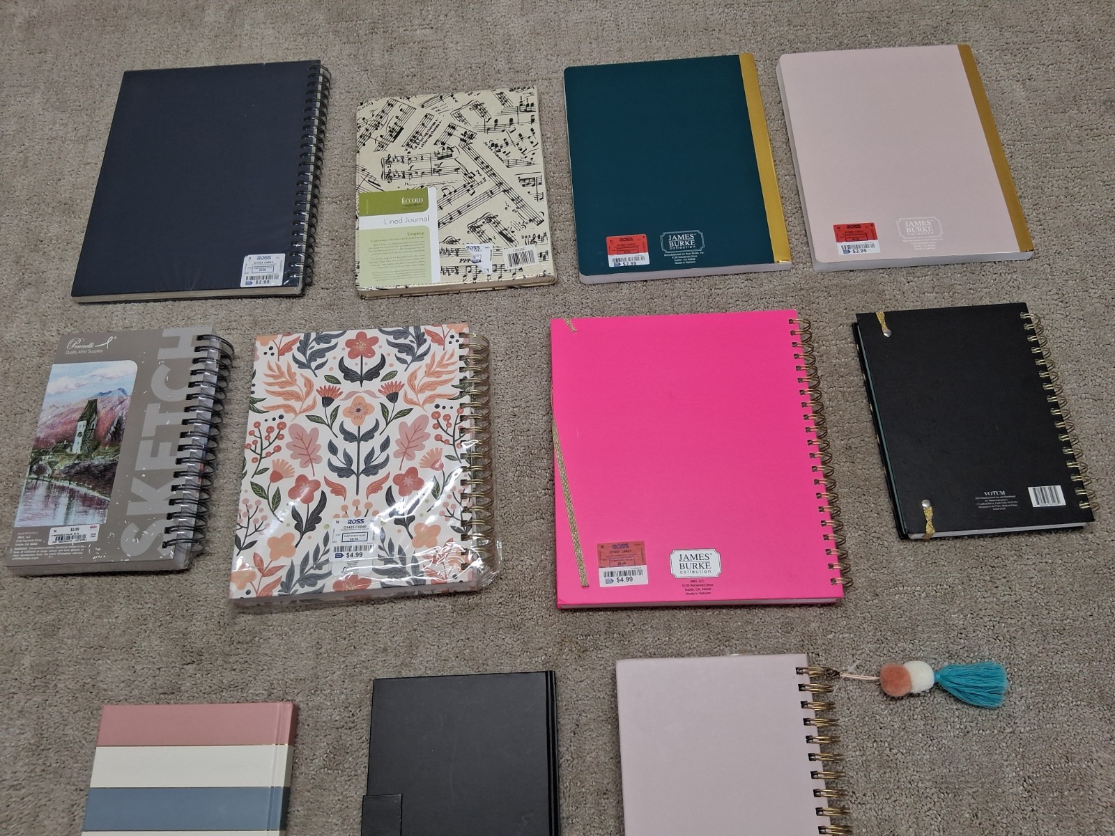 Notepads Lot Of 11 Busy Bee Sketch Pads Watercolor Pad Gratitude Journal