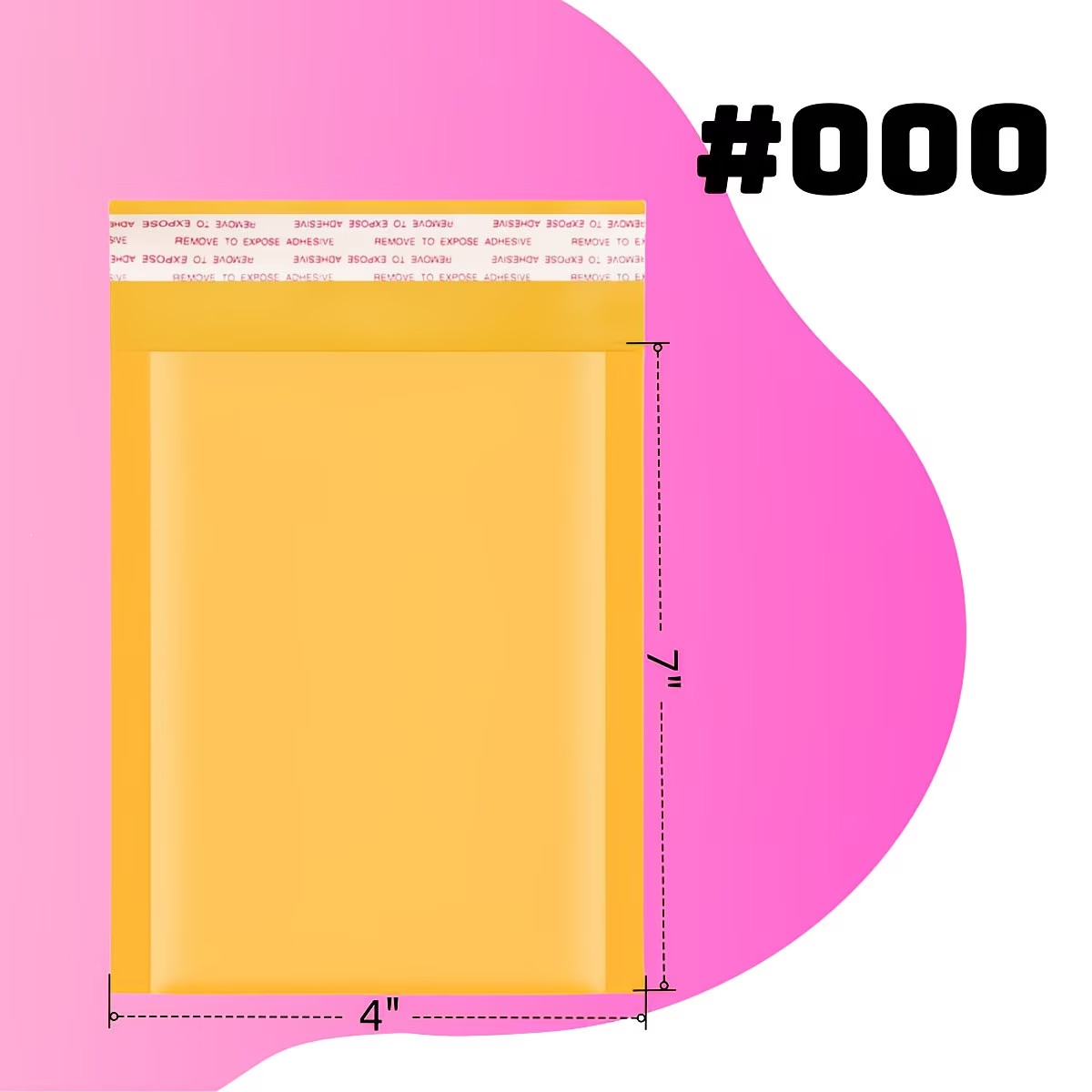 4X7 Kraft Bubble Mailer Padded Envelopes Self Seal Shipping Bags Packaging