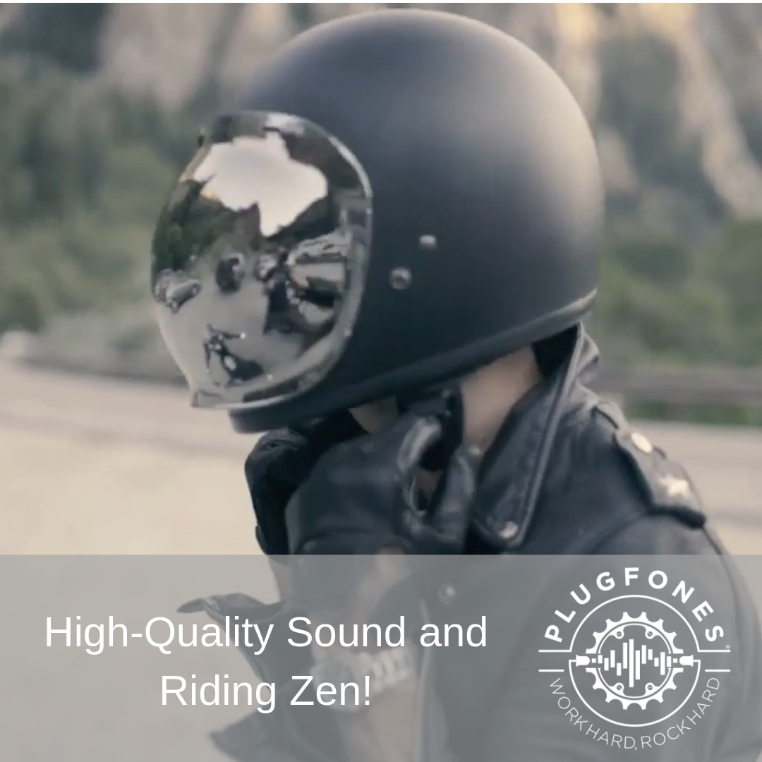 Plugfones Liberate 2.0 Wireless Bluetooth Earplug, Earbuds for Motorcycle Riders