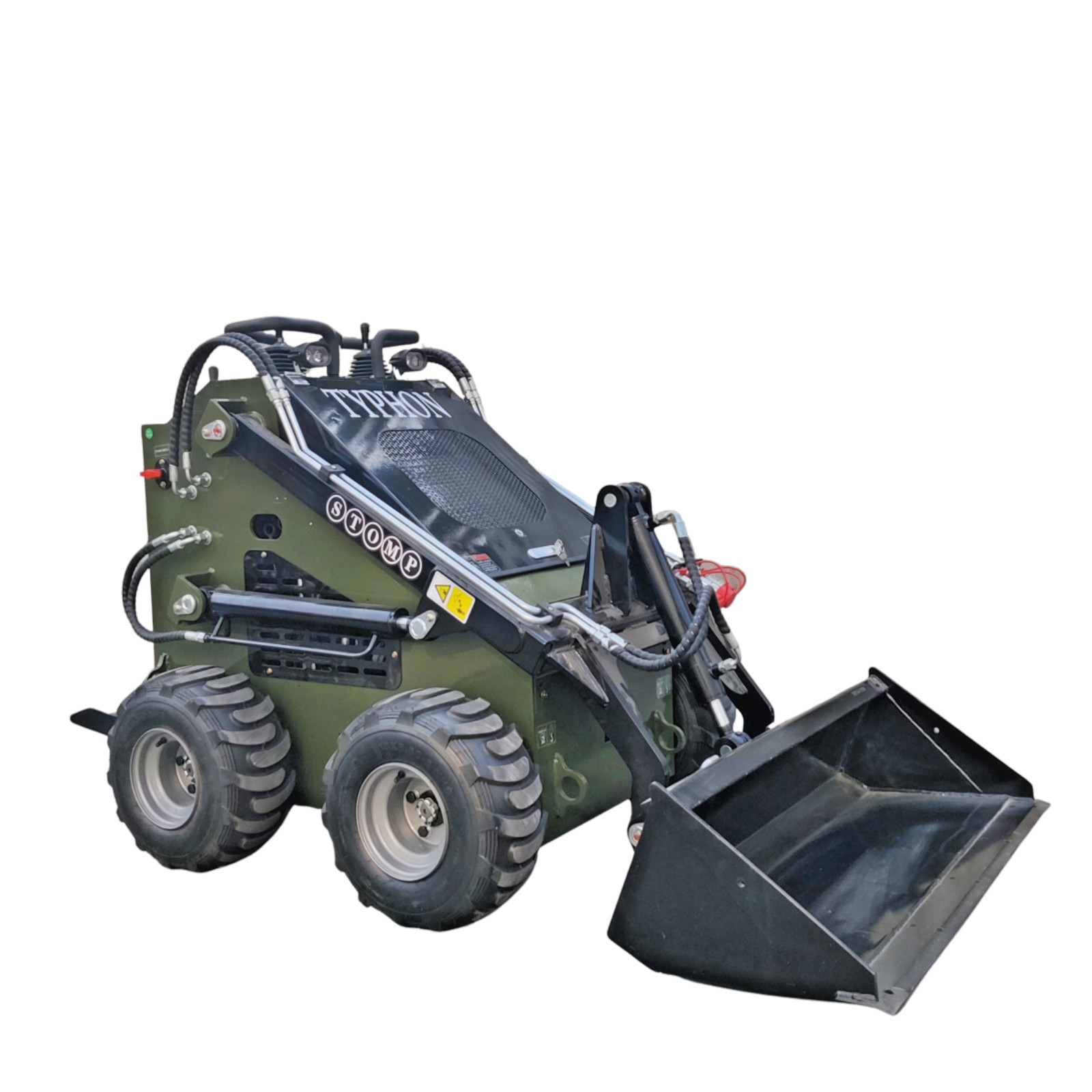 New TYPHON STOMP 503 Skid Steer Loader 375kg Lift 22.1HP Honda GX690 USA Engine