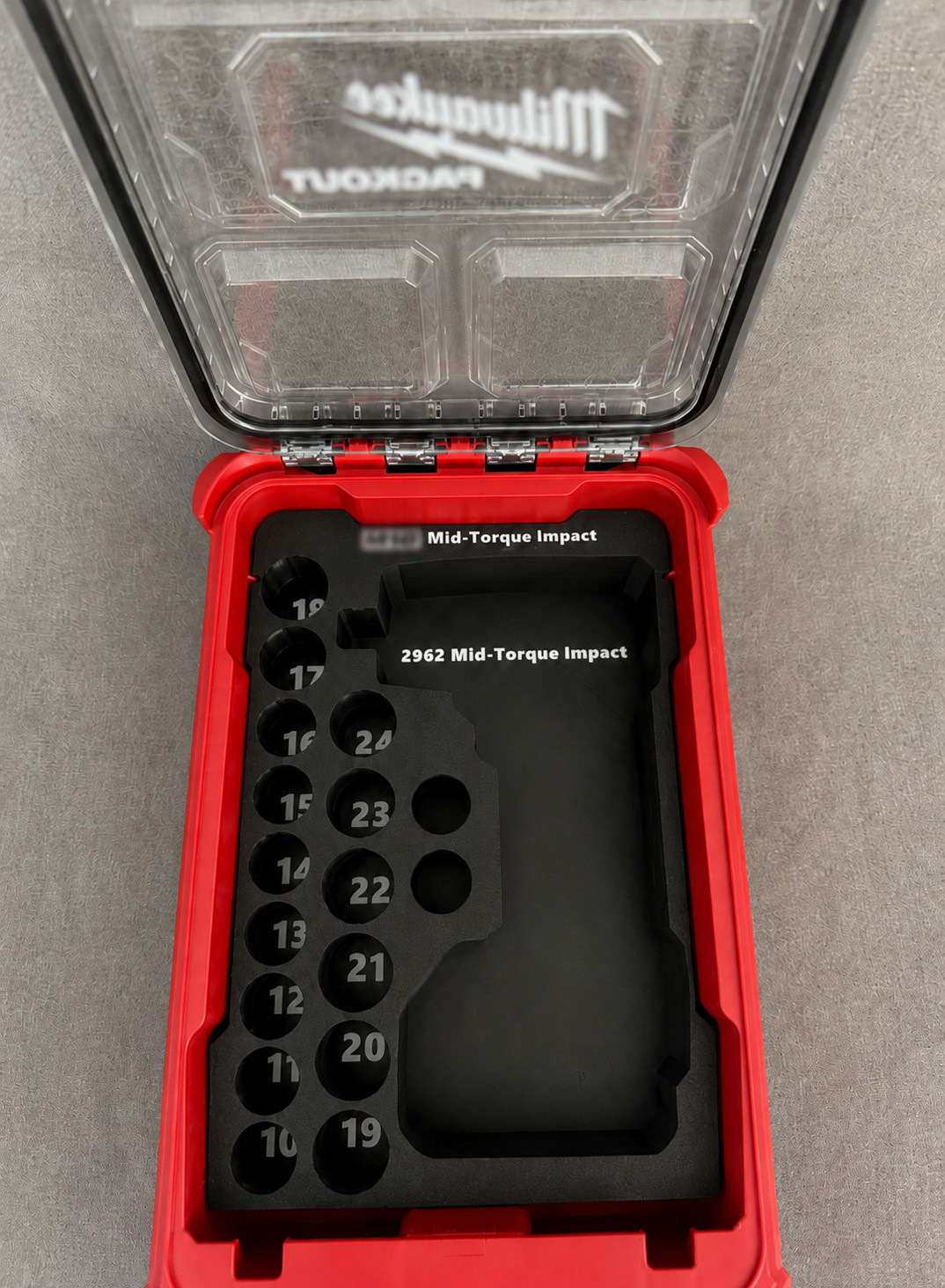 Premium Insert only for M18 2962-20 Mid-Torque Fits Milwaukee PACKOUT 8435