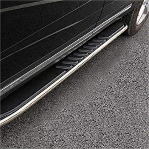 2Pcs Aluminum Running Boards Side Steps with Brackets for Jeep Compass 2017-2025