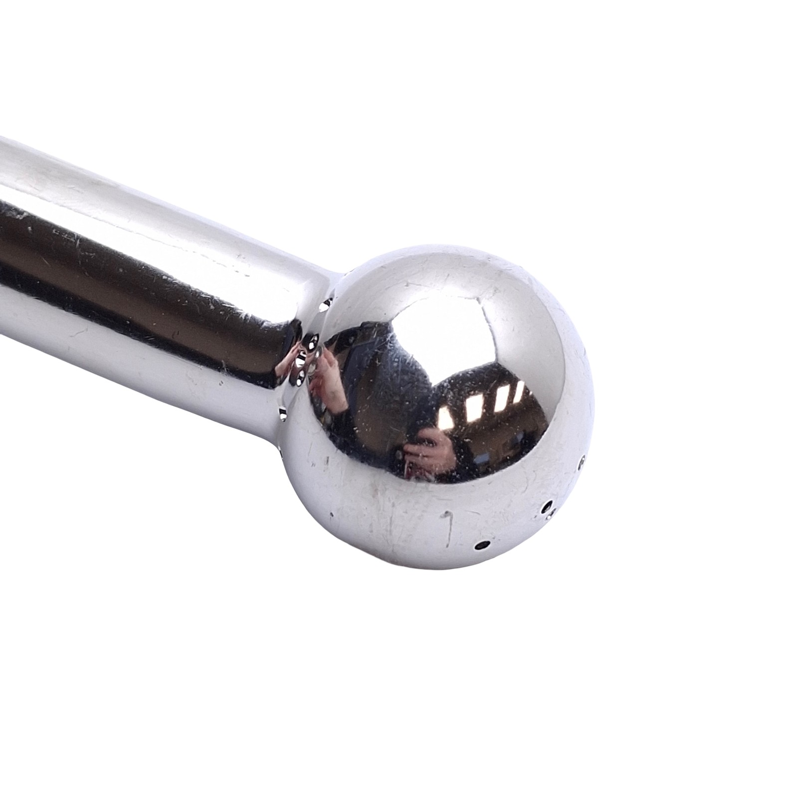 ISS Sanitary Supply Tube With Spray Ball 1/2in Tri-Clamp, 8.12in Internal Length