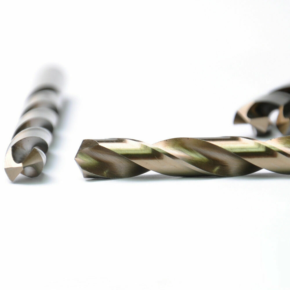 Drillforce 1/16″-1/2″ Cobalt Drill Bit Set HSS M35 Jobber Length Metal Drill Bit