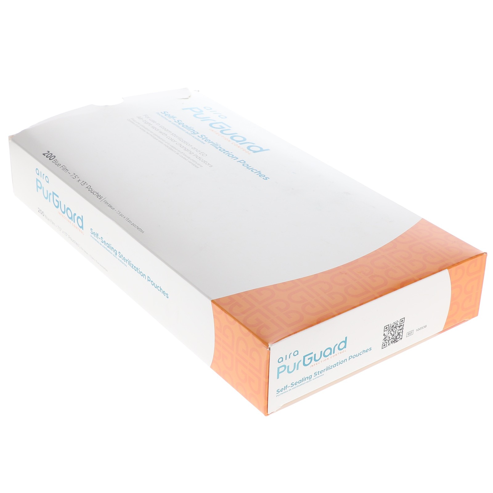 House Brand Dentistry 100538 Sterilization Pouches 7.5″ X 13″ Blue Film 200/Pk