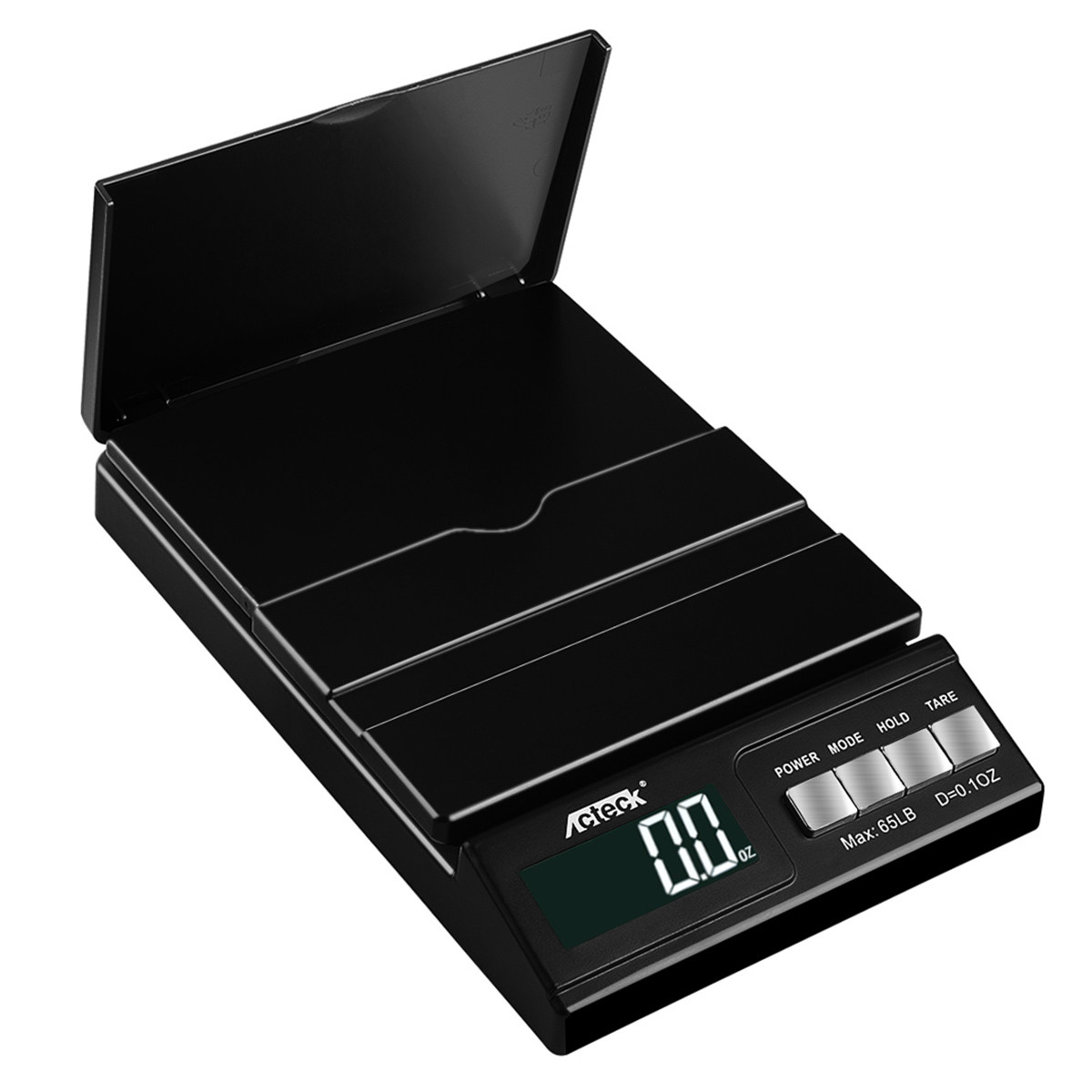 Acteck A-CE65 Black 65lb x 0.1OZ Digital Shipping Postal Scale W/AC & Battery