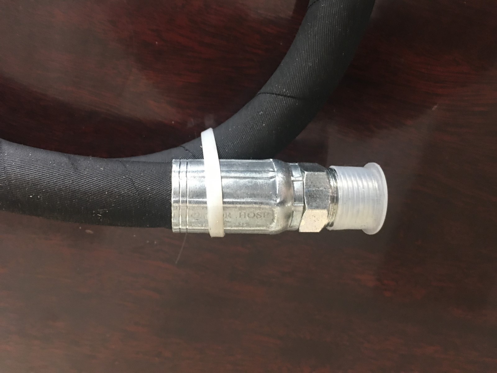 3/8″ x 48″ 2-Wire 5,000 PSI Hydraulic Hose Assembly 2- Male Pipe fittings
