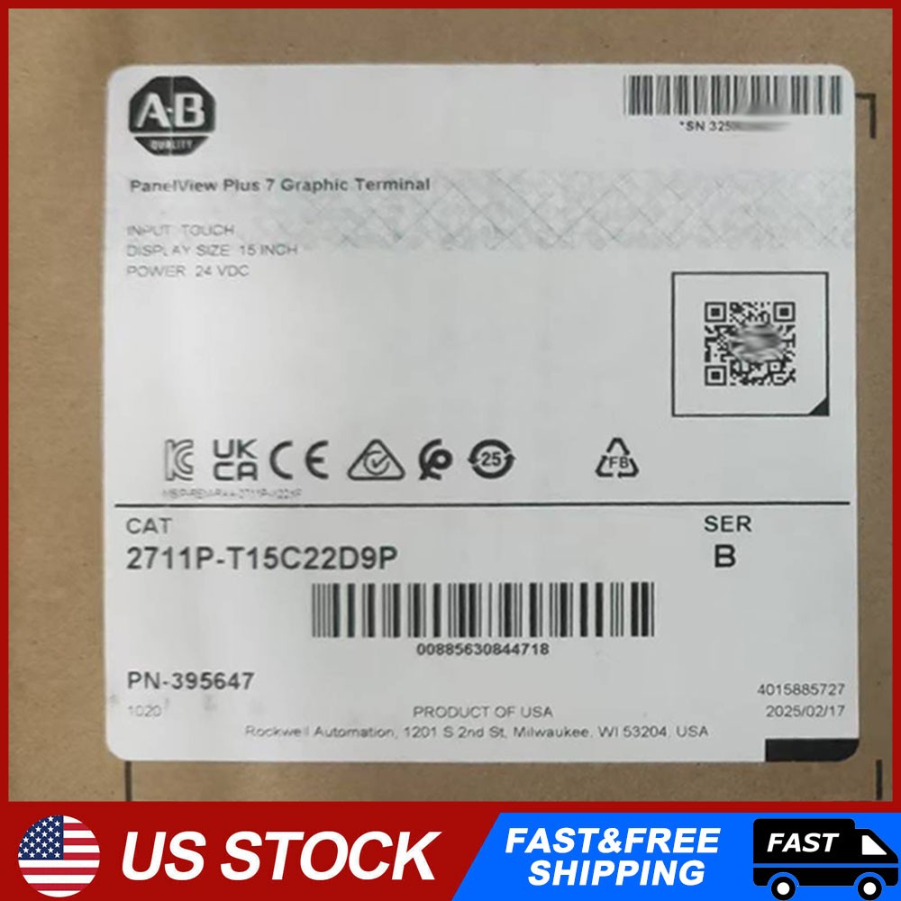 AB PanelView Plus 7 Graphic Terminal 2711P-T15C22D9P