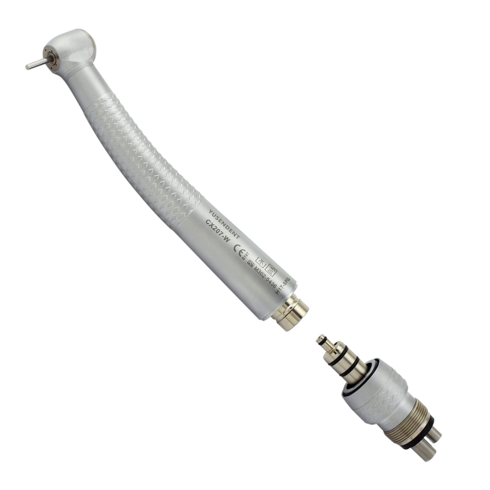 COXO Dental Turbine Handpiece 4 Hole High Speed CX207-W Sinol Quick Coupling M4