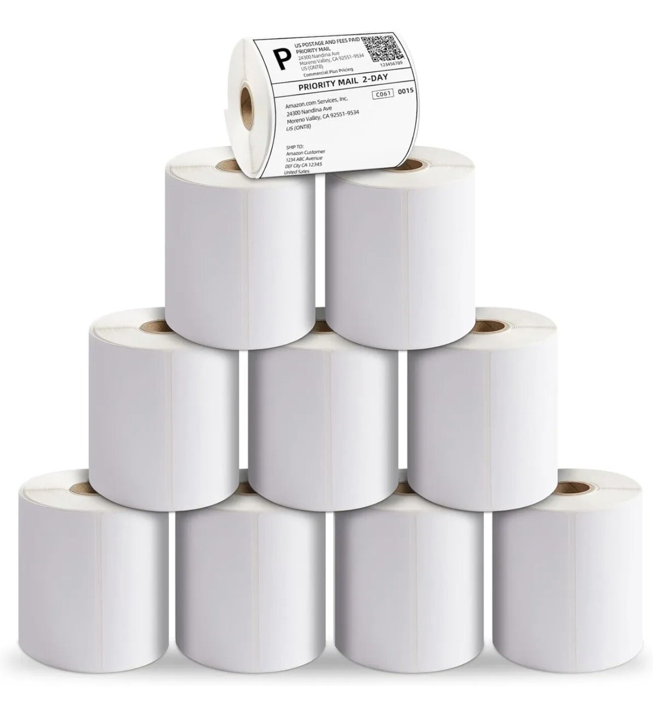 20 Rolls 4″ x 6″ Zebra 2844 Eltron ZP450 Direct Thermal Shipping Labels 250/roll
