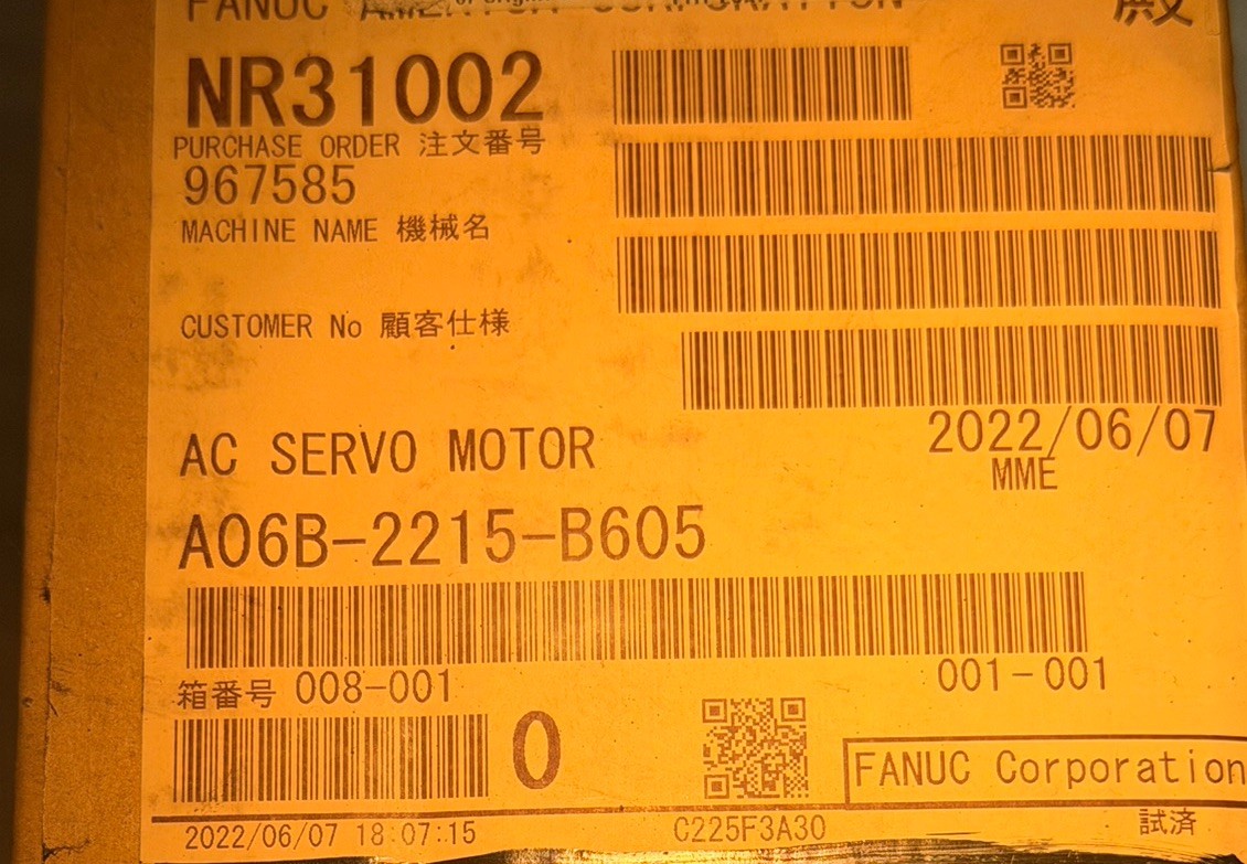 ——FACTORY SEALED——Fanuc A06B-0267-B605 AC SERVO MOTOR AIS 4/5000-B W/BRAKE
