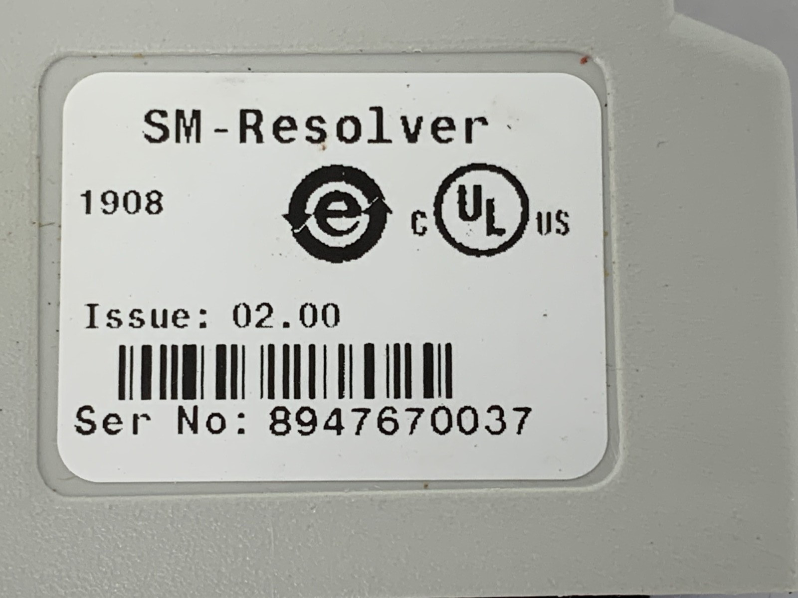 Emerson 1908 Control Techniques SM-Resolver Unidrive Feedback Solutions Module