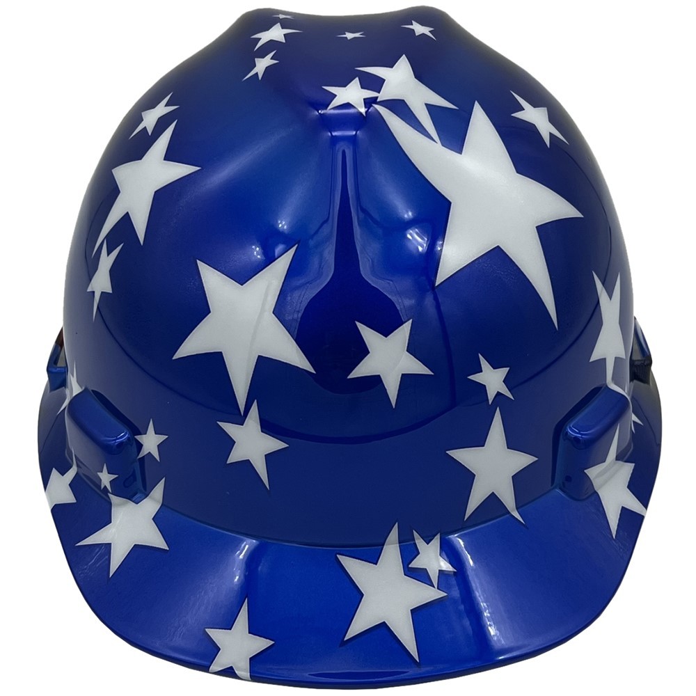 MSA Freedom Series Cap Style Hard Hat One Touch Suspension – Stars and Stripes