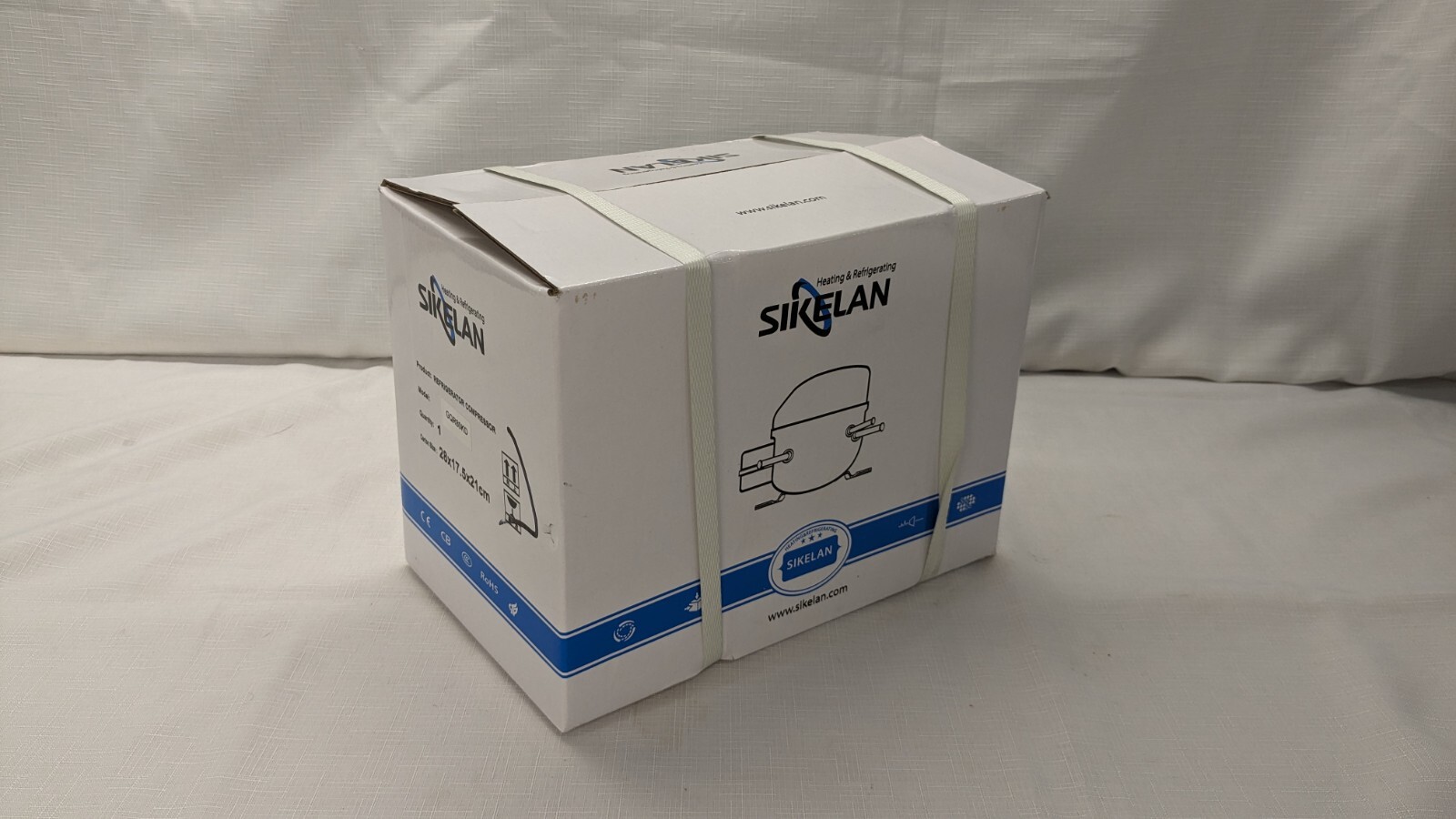 Sikelan GQR80KD 1/3hp 1945BTUs 110VAC R404a LBP / MBP Refrigeration Compressor