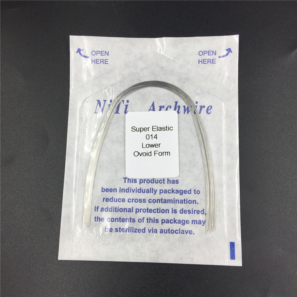 20 Pcs Dental Orthodontic Niti Arch Wire Round Super Elastic Upper+Lower 012-020